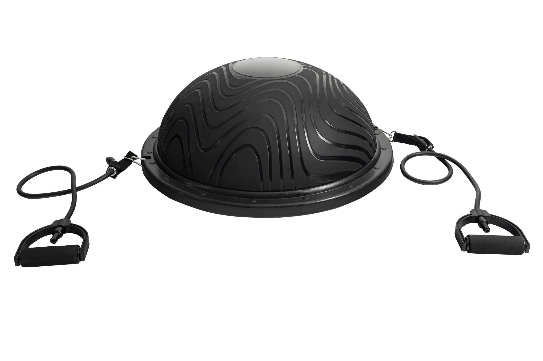 Balance Half Ball w/stretch cords, black - Image 3