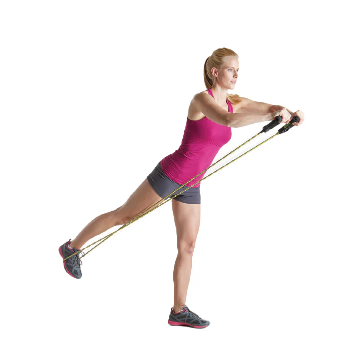 Braided Resistance Band, Heavy, Blue - Image 5