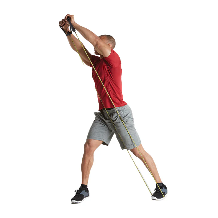 SPRI Braided Resistance Band, Medium, Red - Image 2