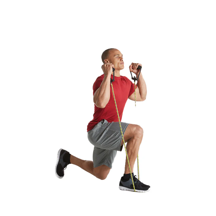 SPRI Braided Resistance Band, Medium, Red - Image 3
