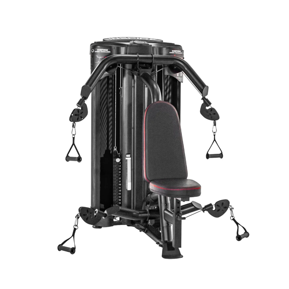 Inspire Fitness Commercial Dual Chest/Shoulder Press Machine, 2x150 - Image 3