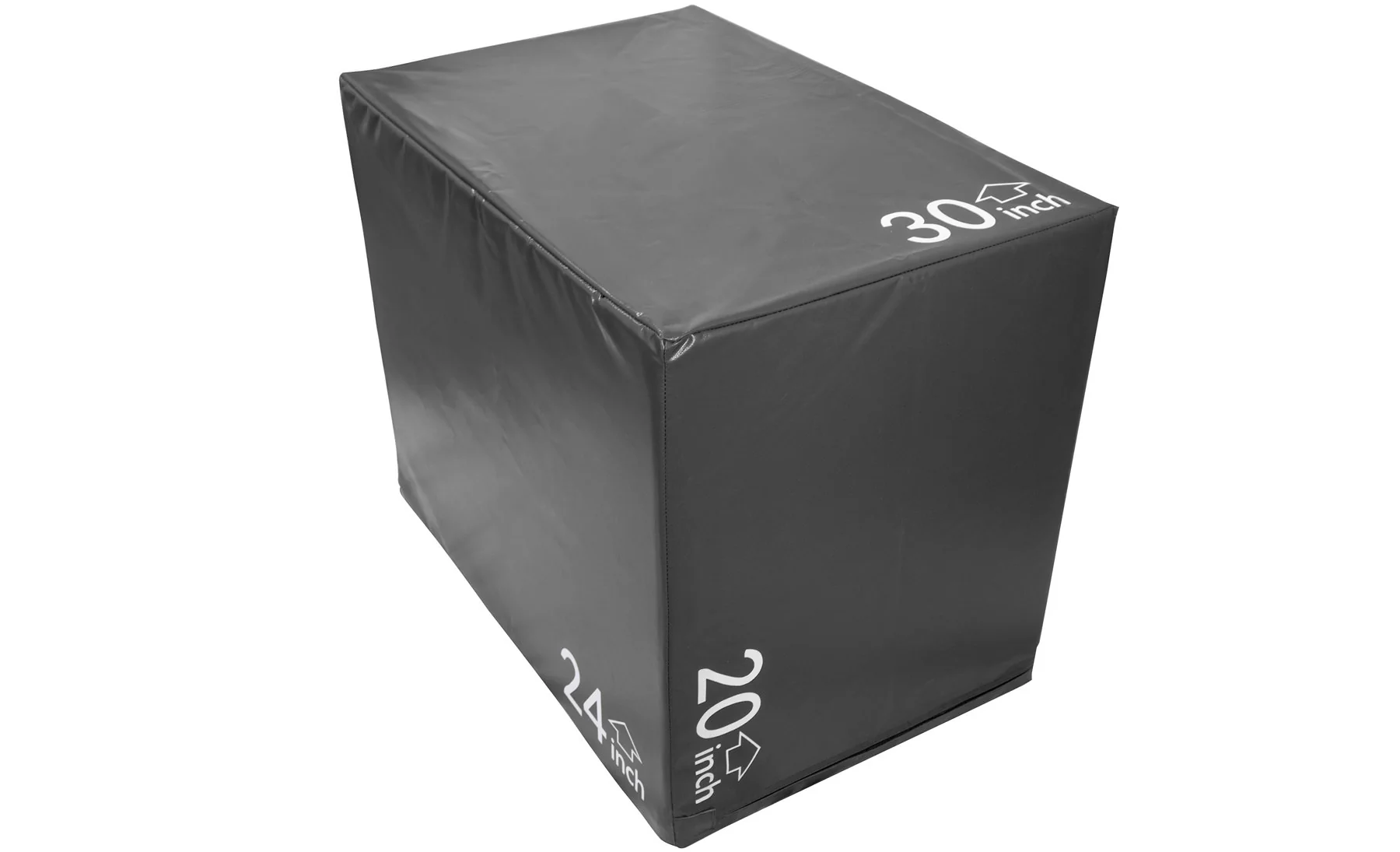Foam PlyoBox, 30" x 24" x 20",Black - Image 3
