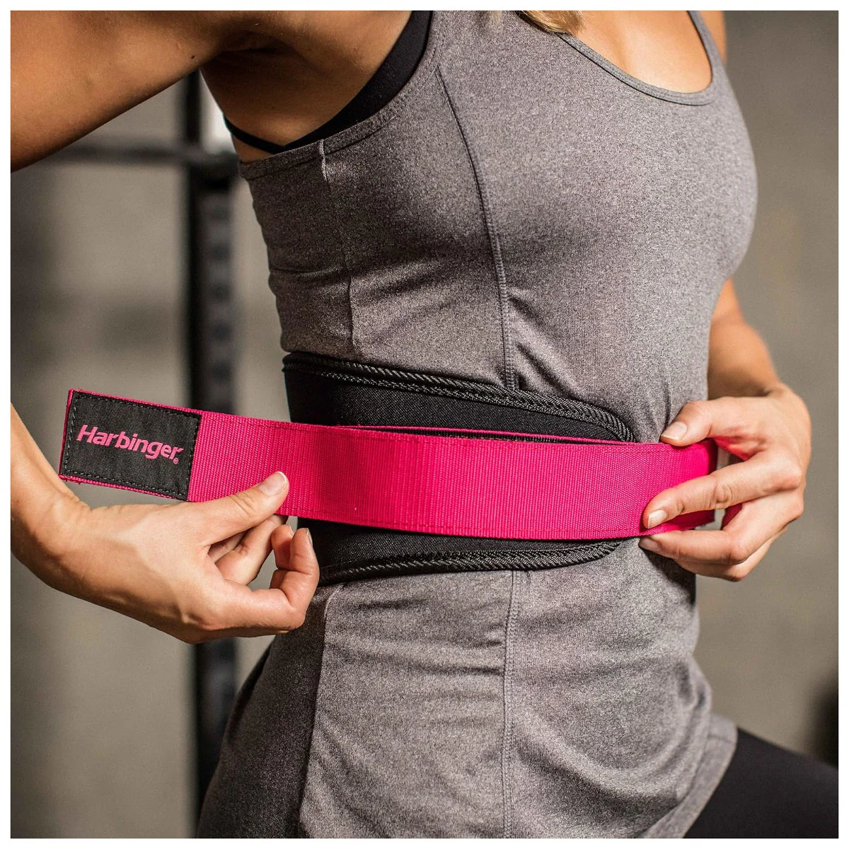 Harbinger Wowens FoamCore Belt, Pink, Medium - Image 4
