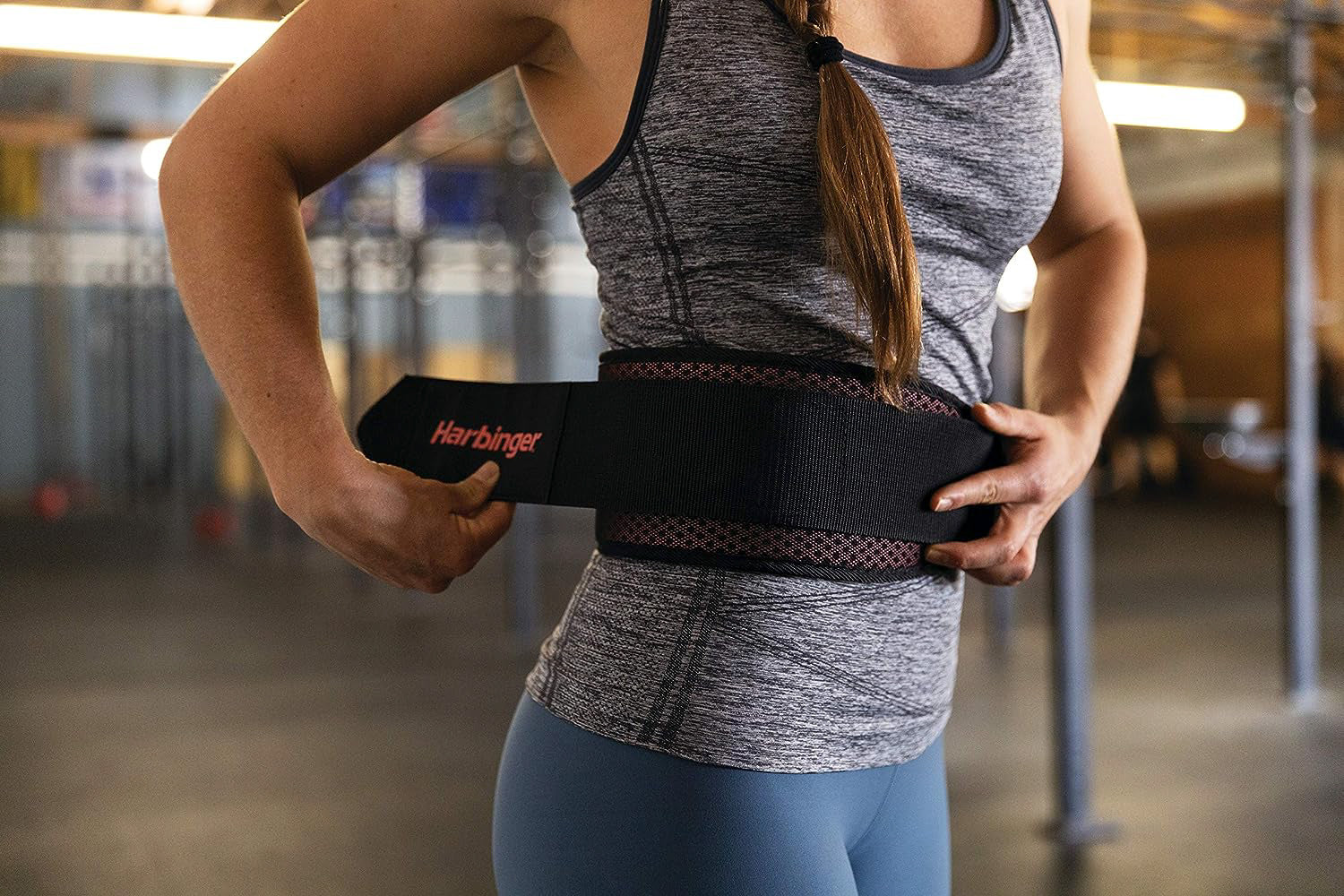 Harbinger HexCore Belt Women's Coral, Small - Image 7