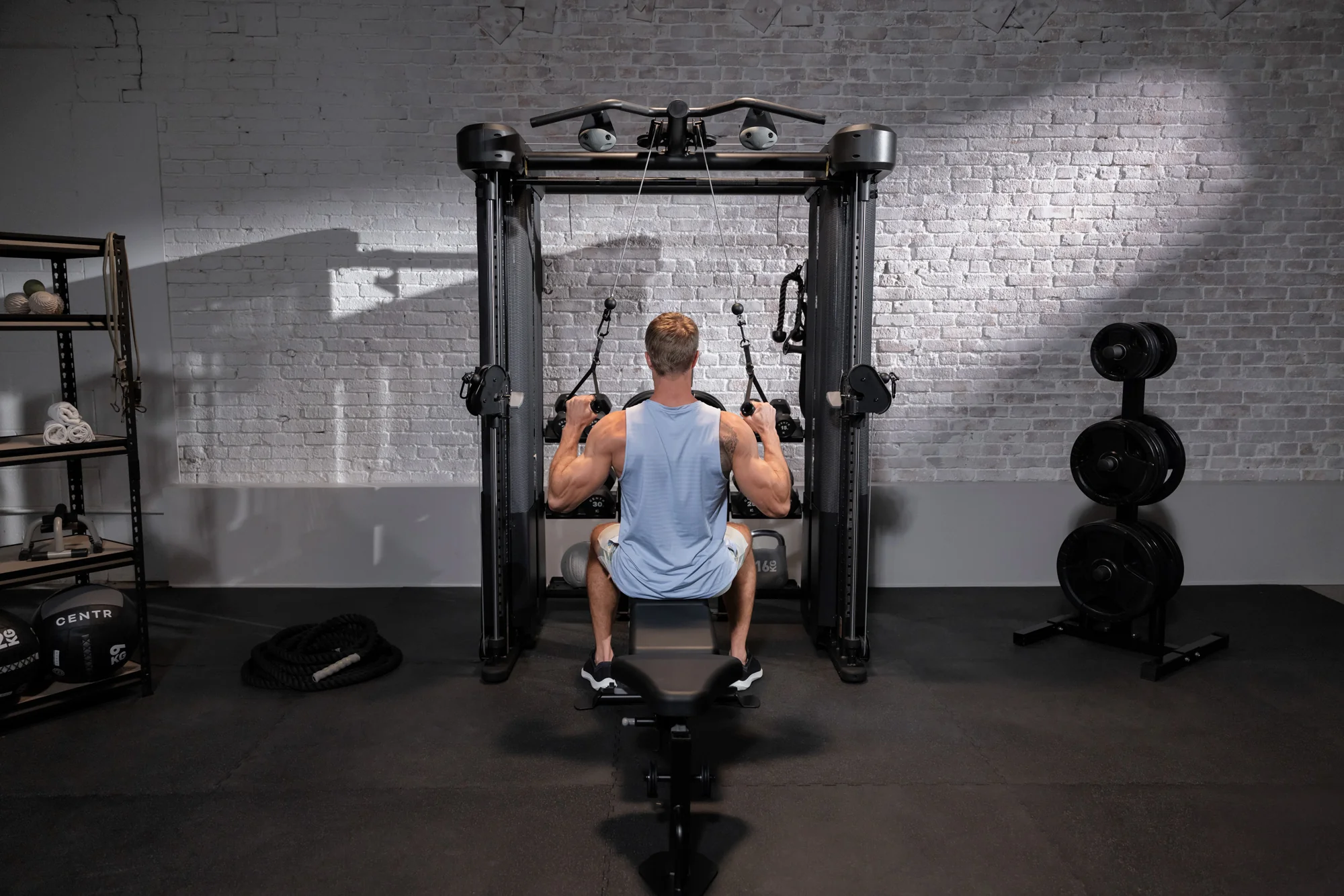 Inspire Fitness FT2 Pro Smith Functional Trainer, 2x150lb - Image 11
