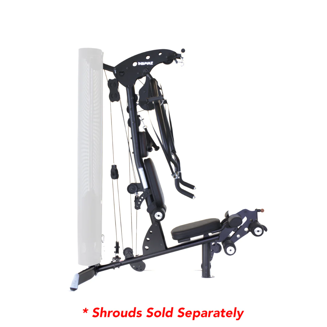 Inspire Fitness M2 Gym,150#,w/pads,no shrouds, Black - Image 4