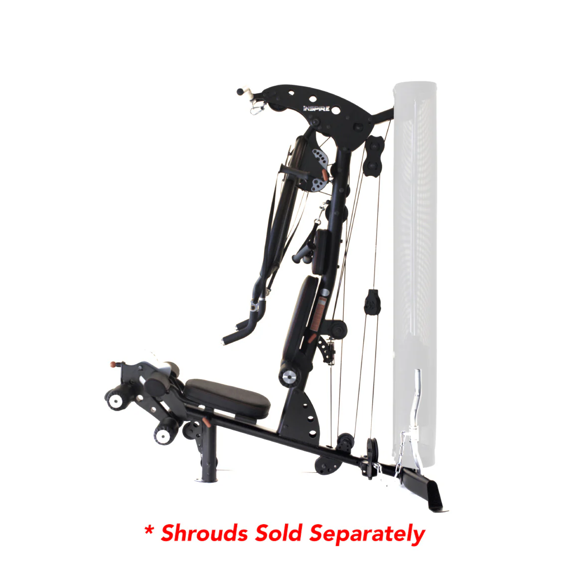 Inspire Fitness M2 Gym,150#,w/pads,no shrouds, Black - Image 5