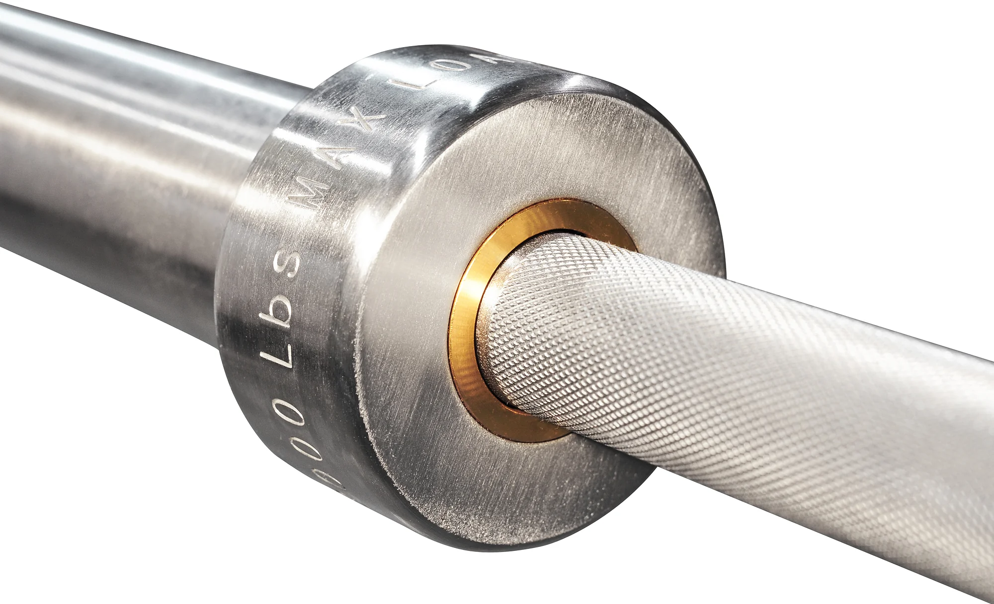 Hard Chrome Olympic Bar - 86", 28mm, Bearing - 2000lb Rating - Image 3