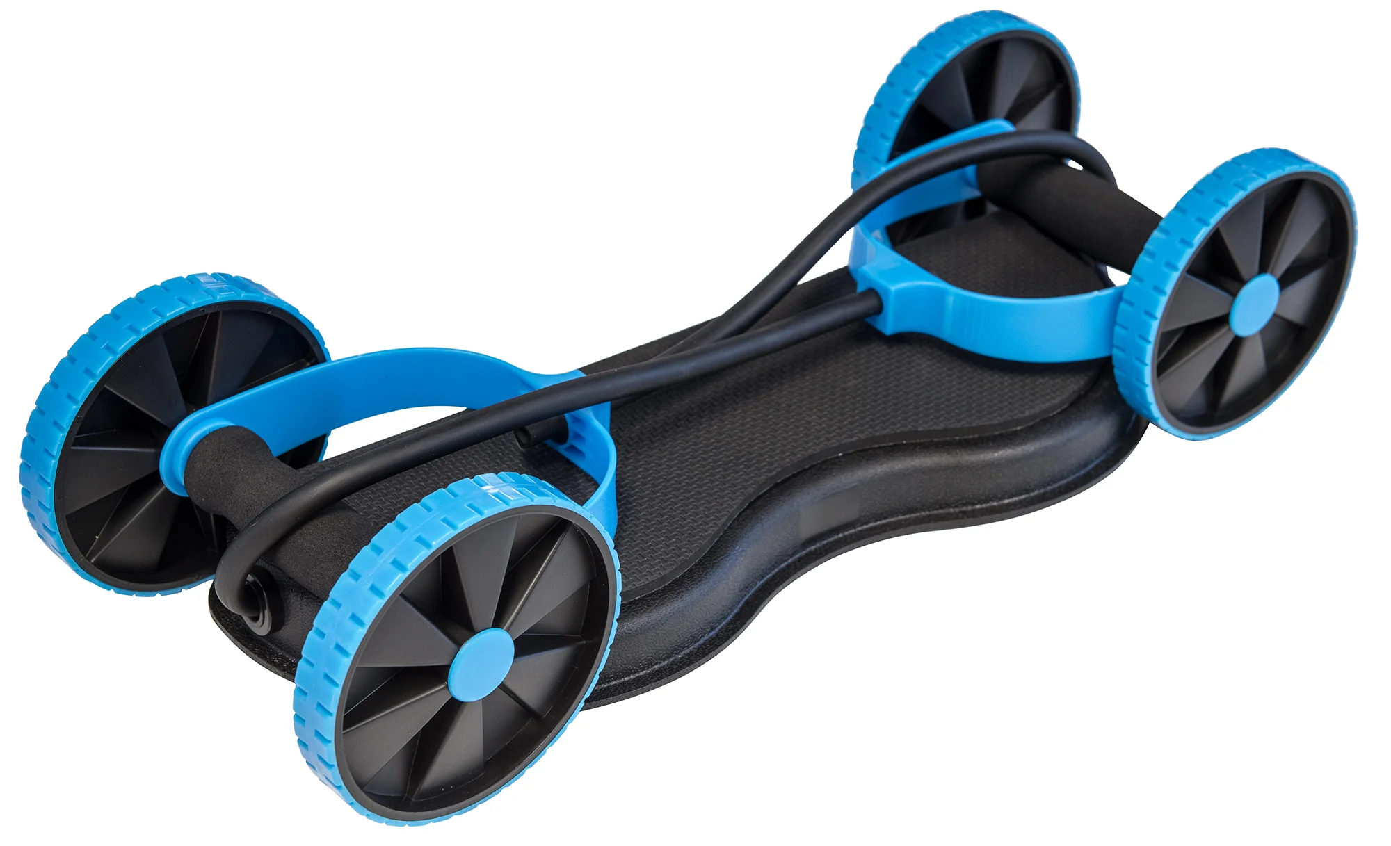 Multi Way Exercise Wheel, Blue/Black - Image 3