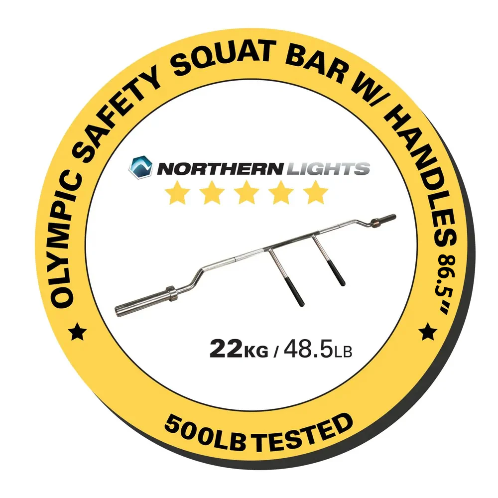 Olympic Safety Squat Bar with Handles - Image 3