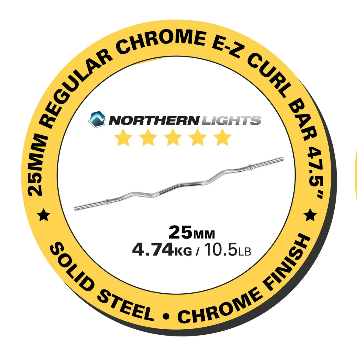 Regular Chrome EZ Curl Bar - Image 3