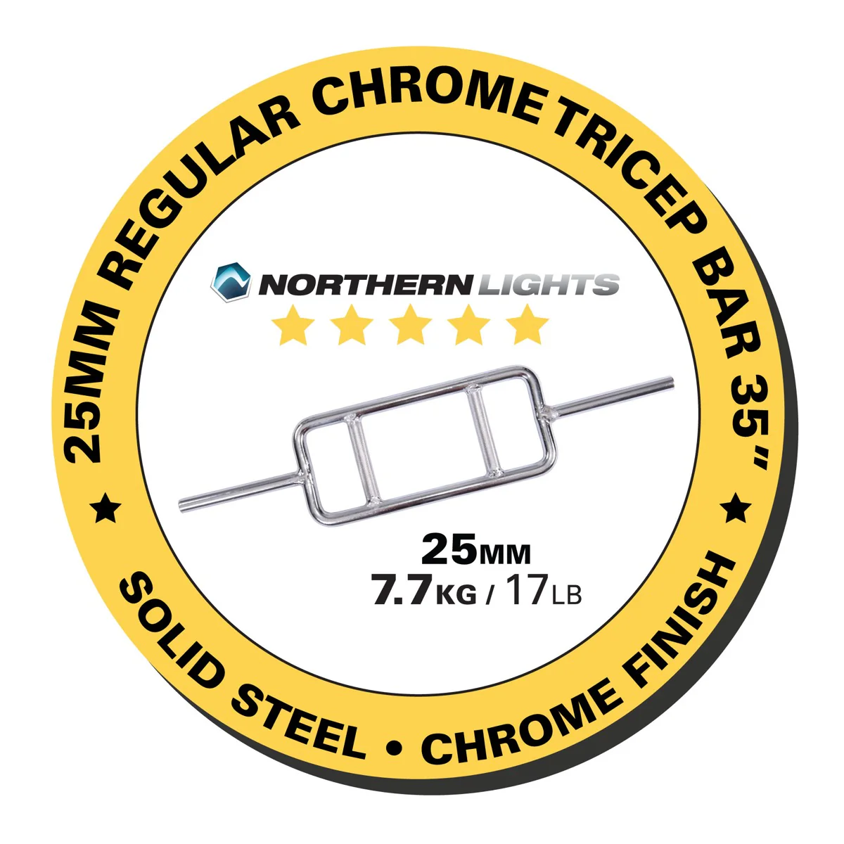 Regular Chrome Tricep Bar - Image 3