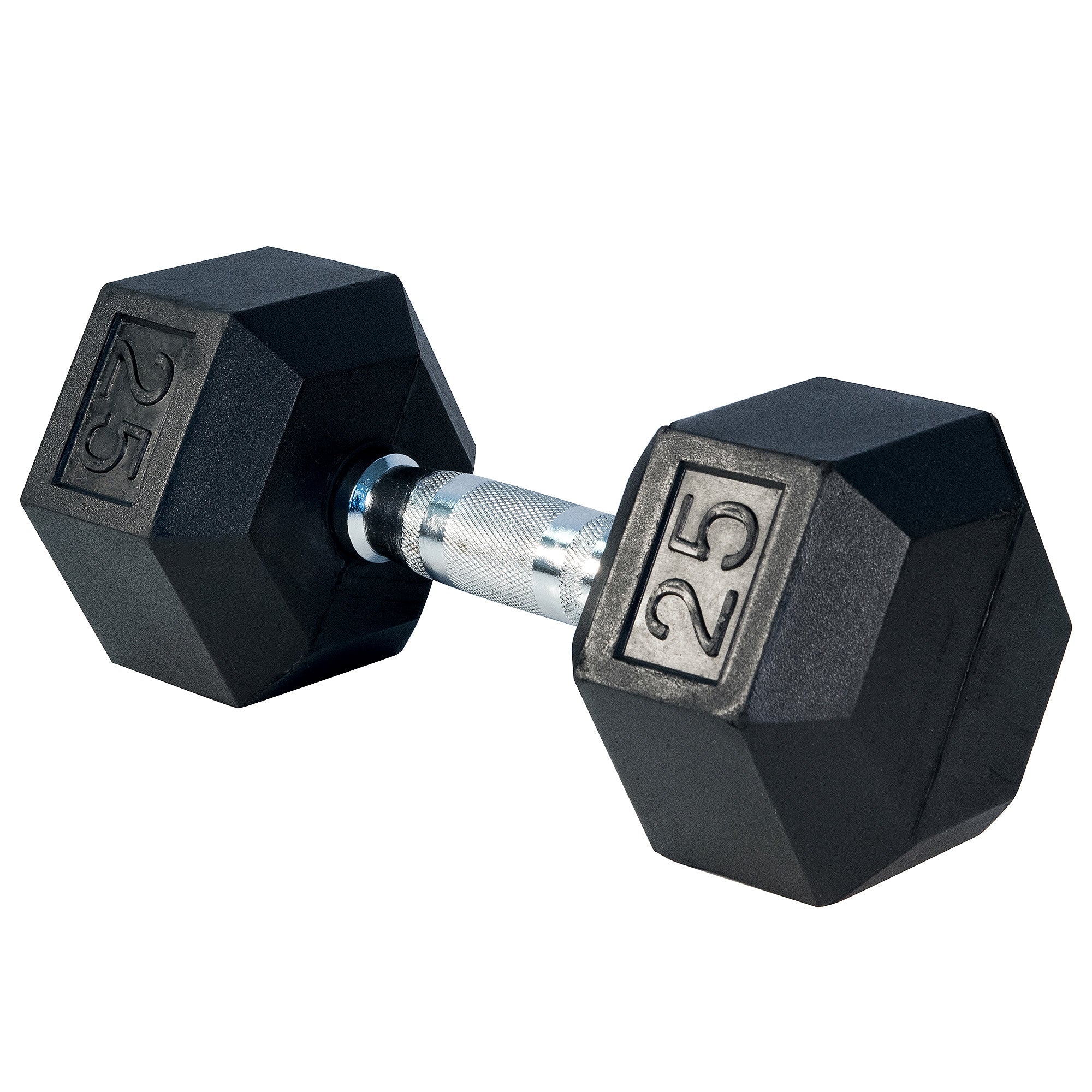 Rubber Hex Dumbbell,i, 25lbs
