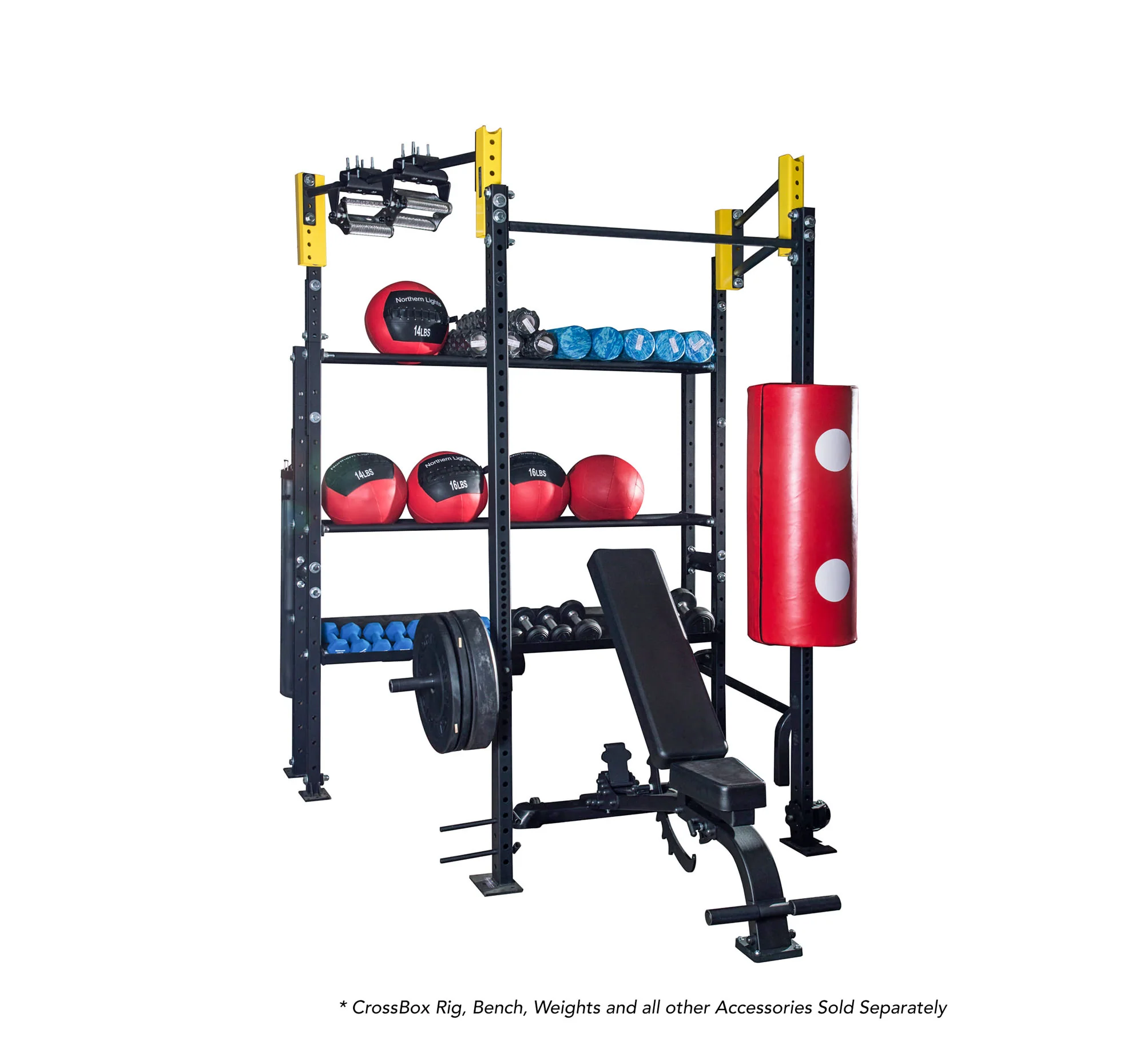Punch Bag, Round, Post Mounted, 15x36' - Image 3
